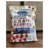 Bag of Ocean Spray Craisins Dried Cranberries
