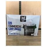 320 Commercial Trash Can Liners, 33 Gallon