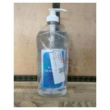 Clear Pump Bottle of Hand Sanitizer