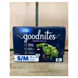 74 Goodnites Nighttime Underwear, S/M