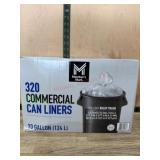 320 Commercial 33-Gallon Trash Can Liners