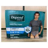 Depend Men Fresh Protection Underwear, 92 Count