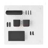 12-Piece Pegboard Organizer Set in Black