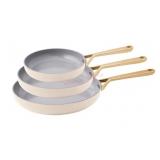 3-Piece Non-Stick Ceramic Fry Pan Set