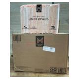 4 Pack of 25 XL Super Absorbency Underpads