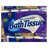 Ultra Premium Bath Tissue, 45 Rolls