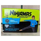 Ninjamas Nighttime Underwear, L, 34 Ct