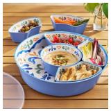 8-Piece Outdoor Lazy Susan Serve Set