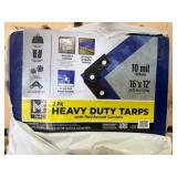 Pack of Two Heavy Duty Tarps, 16