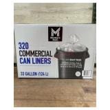 320 Commercial Can Liners, 33 Gallon Capacity