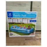 Inflatable Family Pool, 10 ft Long