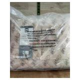 King-Size Floral Velvet Quilt Set