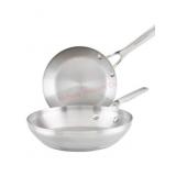 Stainless Steel Fry Pan Set, 2 Pieces