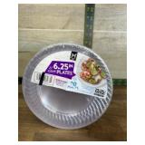 Pack of 90 Clear 6.25-Inch Plates