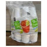 300-Pack of 12 oz Translucent Plastic Cups