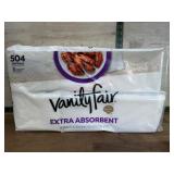 Vanity Fair Extra Absorbent Napkins, 504 Count