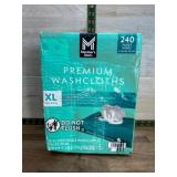 Premium Disposable Washcloths, 240-Pack