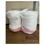 Two Rolls of White Trash Bags