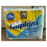 Pack of Disposable Napkins, 300 Count Per Pack