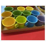 11- Fiesta coffee mugs
