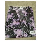 Purple and Black Floral Women