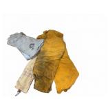 Welding Gloves, Leather Apron, and Lens Kit