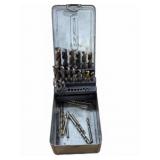 Metal Index Drill Bit Set With Case
