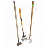 Three Garden Hand Tools