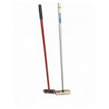 Two Floor Brooms with Handles
