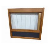 Wood Window Frame With Lower Panel
