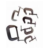C-Clamp Lot, 6 Pieces
