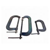 Wilton and Armstrong C-Clamps Set of 3