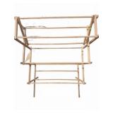 Wooden Collapsible Clothes Rack