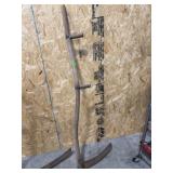 Wooden Scythe Farm Tool