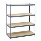 Used Metal Frame Storage Shelving Unit