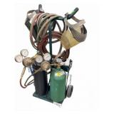 Oxy-Acetylene Torch Kit With Tanks and Cart