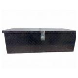 Black Metal Tool Box With Broken Key