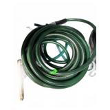 Two Green Garden Hoses