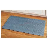 Herringbone Textured Machine Washable Area Rug