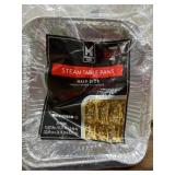 Half-Size Aluminum Steam Table Pans, 30-Pack