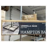 Hampton Bay Umbrella Base in Black Finish