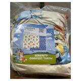 Serenity Comfort Throw with Cartoon Design