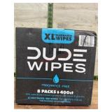 Dude Wipes Flushable Wipes, 8-Pack, Fragrance-Free