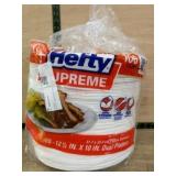 Hefty Supreme Oval Disposable Platters, 100 Count