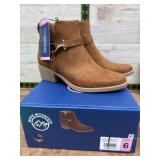 Brown Suede Ankle Boots, Women