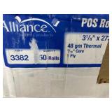 50 Alliance POS Thermal Paper Rolls