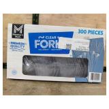 300 Clear Plastic Forks