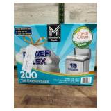200 Tall Kitchen Trash Bags with Odor Neutralizers