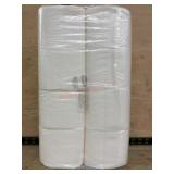 Eight-Pack of White Bath Tissue Rolls