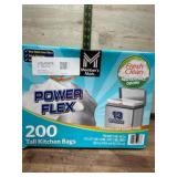 Power Flex 13-Gallon Kitchen Bags, Box of 200